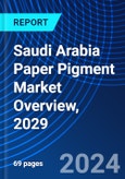 Saudi Arabia Paper Pigment Market Overview, 2029- Product Image