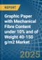 Graphic Paper with Mechanical Fibre Content under 10% and of Weight 40-150 g/m2 - Market Analysis, Forecast, Size, Trends and Insights - Product Image