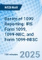 Basics of 1099 Reporting: IRS Form 1099, 1099-NEC, and Form 1099-MISC - Webinar (Recorded) - Product Image