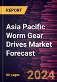 Asia Pacific Worm Gear Drives Market Forecast to 2030 - Regional Analysis - by Operation Type, Product Type and Material Type- Product Image