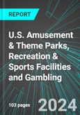 U.S. Amusement & Theme Parks, Recreation & Sports Facilities (Tennis, Golf , Ski Resorts) and Gambling: Analytics, Extensive Financial Benchmarks, Metrics and Revenue Forecasts to 2030- Product Image