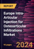 Europe Intra-Articular Injection for Osteoarticular Infiltrations Market Size and Forecast, Regional Share, Trend, and Growth Opportunity Analysis Report Coverage: By Type [Type 1 Collagen and Hyaluronic Acid], End User, and Country- Product Image