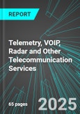 Telemetry, VOIP, Radar and Other Telecommunication Services (U.S.): Analytics, Extensive Financial Benchmarks, Metrics and Revenue Forecasts to 2031- Product Image