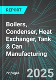 Boilers, Condenser (Including Nuclear Reactor), Heat Exchanger, Tank & Can Manufacturing (U.S.): Analytics, Extensive Financial Benchmarks, Metrics and Revenue Forecasts to 2031- Product Image