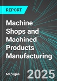 Machine Shops and Machined Products Manufacturing (Including Screws and Bolts) (U.S.): Analytics, Extensive Financial Benchmarks, Metrics and Revenue Forecasts to 2031- Product Image