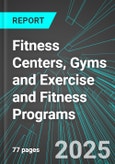 Fitness Centers, Gyms and Exercise and Fitness Programs (U.S.): Analytics, Extensive Financial Benchmarks, Metrics and Revenue Forecasts to 2031- Product Image
