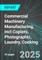 Commercial Machinery Manufacturing, Incl Copiers, Photographic, Laundry, Cooking (U.S.): Analytics, Extensive Financial Benchmarks, Metrics and Revenue Forecasts to 2031 - Product Image