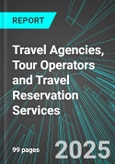 Travel Agencies, Tour Operators and Travel Reservation Services (U.S.): Analytics, Extensive Financial Benchmarks, Metrics and Revenue Forecasts to 2031, NAIC 561500- Product Image