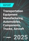 Transportation Equipment Manufacturing, Automobiles (Cars), Components, Trucks, Aircraft (U.S.): Analytics, Extensive Financial Benchmarks, Metrics and Revenue Forecasts to 2031 - Product Thumbnail Image