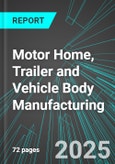 Motor Home, Trailer and Vehicle Body Manufacturing (U.S.): Analytics, Extensive Financial Benchmarks, Metrics and Revenue Forecasts to 2031- Product Image