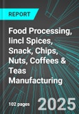 Food Processing (Specialty), Iincl Spices, Snack, Chips, Nuts, Coffees & Teas Manufacturing (U.S.): Analytics, Extensive Financial Benchmarks, Metrics and Revenue Forecasts to 2031- Product Image