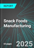 Snack Foods (Including Chips, Roasted Nuts and Peanut Butter) Manufacturing (U.S.): Analytics, Extensive Financial Benchmarks, Metrics and Revenue Forecasts to 2031- Product Image