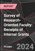 Survey of Research-Oriented Faculty: Receipts of Internal Grants- Product Image
