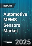 Automotive MEMS Sensors Market - Global Forecast to 2030- Product Image