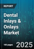 Dental Inlays & Onlays Market by Material Type, Manufacturing Technique, Type, End User, Application - Global Forecast to 2030- Product Image