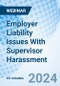 Employer Liability Issues With Supervisor Harassment - Webinar (Recorded) - Product Thumbnail Image