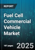 Fuel Cell Commercial Vehicle Market by Technology (Alkaline Fuel Cells, Molten Carbonate Fuel Cells, Phosphoric Acid Fuel Cells), Power Output (100 kW to 200 kW, Above 200 kW, Below 100 kW), Component Type, Vehicle Type, Application - Global Forecast 2025-2030- Product Image