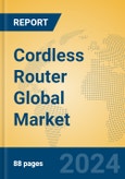 Cordless Router Global Market Insights 2024, Analysis and Forecast to 2029, by Manufacturers, Regions, Technology, Application- Product Image