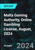 Malta Gaming Authority, Online Gambling License, August, 2024- Product Image
