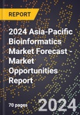 2024 Asia-Pacific Bioinformatics Market Forecast (2025-2030 Outlook) - Market Opportunities Report- Product Image