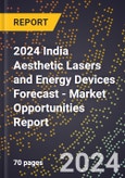 2024 India Aesthetic Lasers and Energy Devices Forecast (2025-2030 Outlook) - Market Opportunities Report- Product Image
