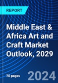 Middle East & Africa Art and Craft Market Outlook, 2029- Product Image