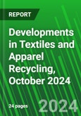 Developments in Textiles and Apparel Recycling, October 2024- Product Image