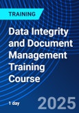Data Integrity and Document Management Training Course (ONLINE EVENT: July 14, 2025)- Product Image