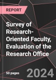 Survey of Research-Oriented Faculty, Evaluation of the Research Office- Product Image