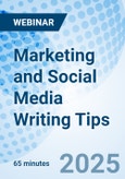 Marketing and Social Media Writing Tips - Webinar (Recorded)- Product Image