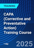 CAPA (Corrective and Preventative Action) Training Course (ONLINE EVENT: July 18, 2025)- Product Image