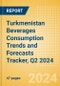 Turkmenistan Beverages Consumption Trends and Forecasts Tracker, Q2 2024 (Dairy and Soy Drinks, Alcoholic Drinks, Soft Drinks and Hot Drinks) - Product Thumbnail Image