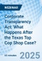 Corporate Transparency Act: What Happens After the Texas Top Cop Shop Case? - Webinar (Recorded) - Product Thumbnail Image