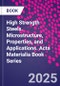 High Strength Steels. Microstructure, Properties, and Applications. Acta Materialia Book Series - Product Thumbnail Image