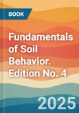 Fundamentals of Soil Behavior. Edition No. 4- Product Image