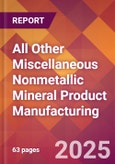 All Other Miscellaneous Nonmetallic Mineral Product Manufacturing - 2025 U.S. Market Research Report with Updated Tariff & Recession Risk Analysis and Forecasts- Product Image