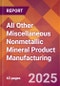 All Other Miscellaneous Nonmetallic Mineral Product Manufacturing - 2025 U.S. Market Research Report with Updated Tariff & Recession Risk Analysis and Forecasts - Product Image