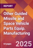 Other Guided Missile and Space Vehicle Parts Equip. Manufacturing - 2025 U.S. Market Research Report with Updated Tariff & Recession Risk Analysis and Forecasts- Product Image