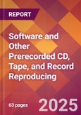 Software and Other Prerecorded CD, Tape, and Record Reproducing - 2025 U.S. Market Research Report with Updated Tariff & Recession Risk Analysis and Forecasts- Product Image