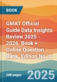 GMAT Official Guide Data Insights Review 2025 - 2026. Book + Online Question Bank. Edition No. 1- Product Image