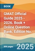 GMAT Official Guide 2025 - 2026. Book + Online Question Bank. Edition No. 1- Product Image