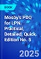 Mosby's PDQ for LPN. Practical, Detailed, Quick. Edition No. 5 - Product Thumbnail Image