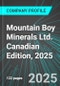 Mountain Boy Minerals Ltd. (MTB:TSX) Canadian Edition, 2025: Analytics, Extensive Financial Metrics, and Benchmarks Against Averages and Top Companies Within its Industry - Product Thumbnail Image