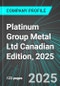 Platinum Group Metal Ltd (PLG:ASE) Canadian Edition, 2025: Analytics, Extensive Financial Metrics, and Benchmarks Against Averages and Top Companies Within its Industry - Product Thumbnail Image