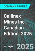 Callinex Mines Inc (CLLXF:PINX) Canadian Edition, 2025: Analytics, Extensive Financial Metrics, and Benchmarks Against Averages and Top Companies Within its Industry- Product Image