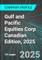 Gulf and Pacific Equities Corp (GUF:TSX) Canadian Edition, 2025: Analytics, Extensive Financial Metrics, and Benchmarks Against Averages and Top Companies Within its Industry - Product Thumbnail Image