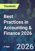 Best Practices in Accounting & Finance 2026 (ONLINE EVENT: September 23-24, 2026)- Product Image