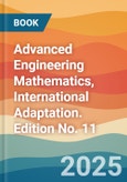 Advanced Engineering Mathematics, International Adaptation. Edition No. 11- Product Image