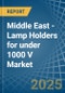 Middle East - Lamp Holders for under 1000 V - Market Analysis, forecast, Size, Trends and Insights - Product Thumbnail Image