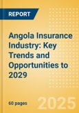 Angola Insurance Industry: Key Trends and Opportunities to 2029- Product Image